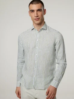 Leinenhemd im Slim Fit