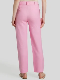 Leinenhose mit geradem Bein