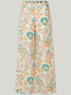 Leinenhose mit Print