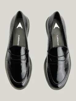 Loafer aus Lackleder