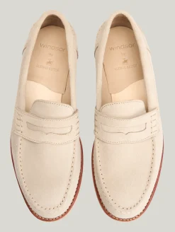 Loafer aus Veloursleder