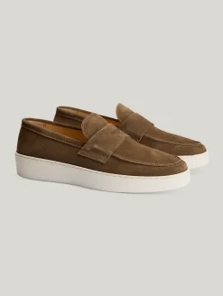 Loafer aus Veloursleder