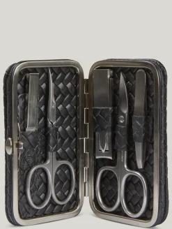 Manicure-Set aus Leder