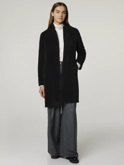 Mantel im Teddy-Look