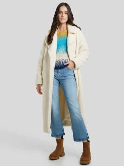 Mantel im Teddy-Look