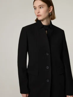 Mantel in Woll-Optik