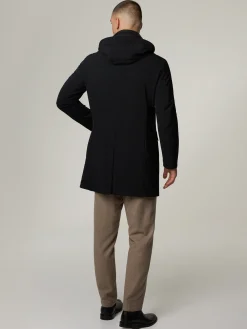 Mantel mit abnehmbarer Kapuze