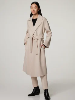 Mantel mit Schurwolle CLES