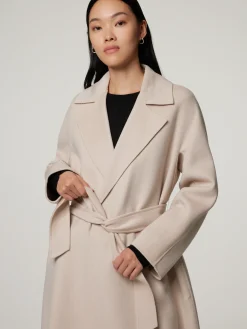 Mantel mit Schurwolle CLES