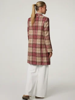 Mantel mit Tartanmuster