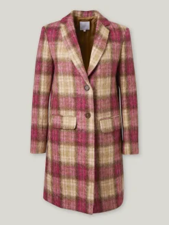 Mantel mit Tartanmuster