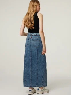 Maxijupe aus Denim GETINI