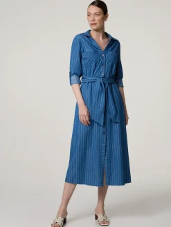 Maxikleid aus Baumwolle