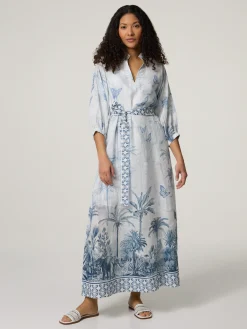 Maxikleid aus Leinen SALMA