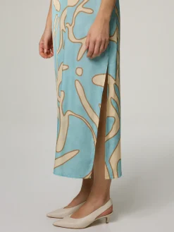 Maxikleid mit Allover-Print