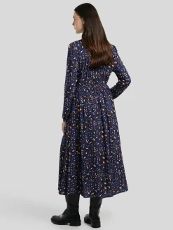 Maxikleid mit Animal-Print