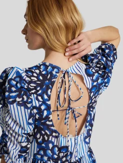 Maxikleid mit Raffung