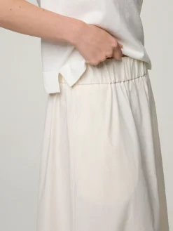Midijupe aus Baumwolle