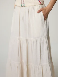 Midijupe aus Baumwolle DANIELLE