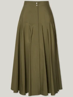 Midijupe aus Baumwolle OXIRIA