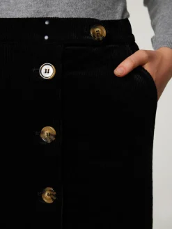 Midijupe aus Cord TILDO