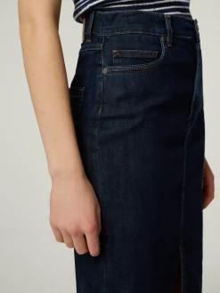 Midijupe aus Denim AMEDA
