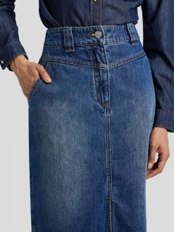 Midijupe aus Denim FLOYD