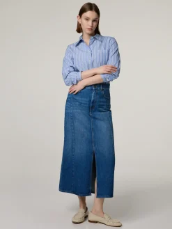 Midijupe aus Denim GESSO