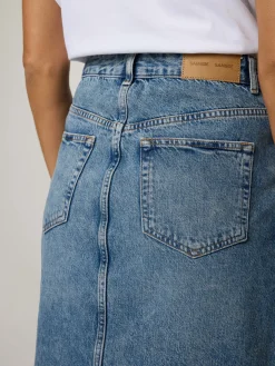 Midijupe aus Denim SAELSIE