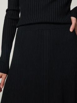 Midijupe aus Merinowolle