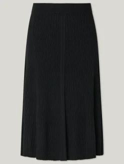 Midijupe aus Merinowolle