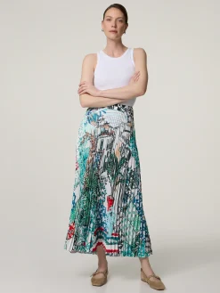 Midijupe aus Plissee