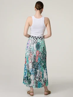 Midijupe aus Plissee