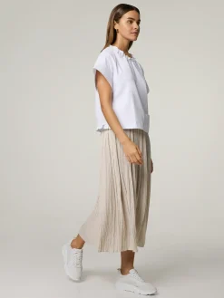 Midijupe aus Plissee