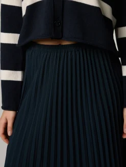 Midijupe aus Plissee