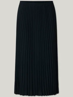 Midijupe aus Plissee