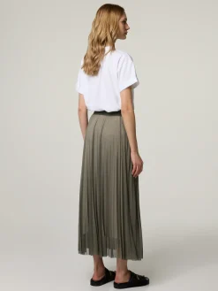 Midijupe aus Plissee CIFABI