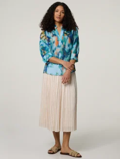 Midijupe aus Plissee FUN