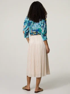 Midijupe aus Plissee FUN