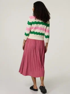 Midijupe aus Plissee UMA