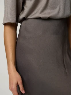 Midijupe aus Satin NEVIDA