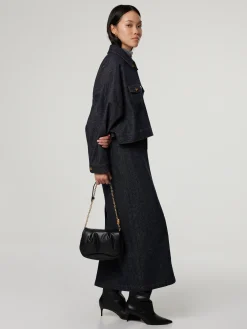 Midijupe im Denim Look ZYA