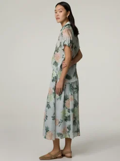 Midijupe mit Flower-Print