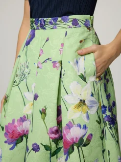 Midijupe mit Muster LUNA