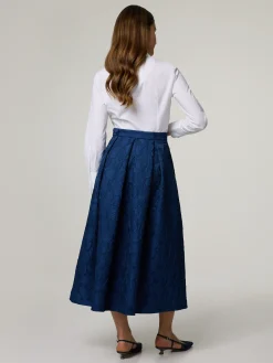 Midijupe mit Muster LUNA