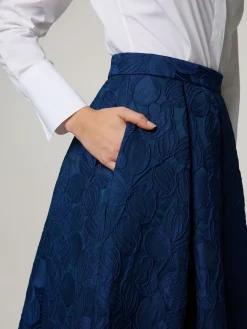 Midijupe mit Muster LUNA