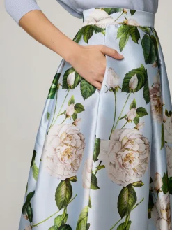 Midijupe mit Muster LUNA