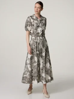 Midijupe mit Muster NATIF