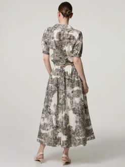 Midijupe mit Muster NATIF