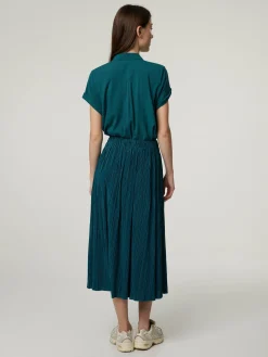 Midijupe mit Plissee UMA